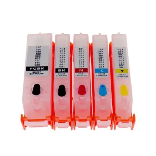 Cartouche rechargable  CANON 480 XL + 481 