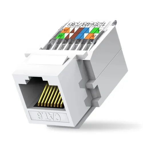 Lot de 06 connecteurs Keystone RJ45 Cat6