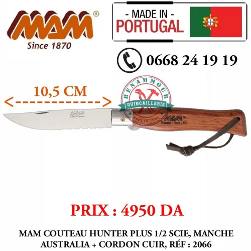 MAM couteau HUNTER PLUS