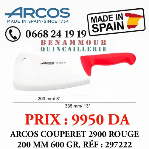 Arcos couperet 200MM 600GR