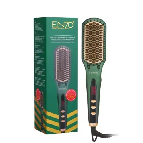 Brosse Lissante ENZO Haute Performance et Technologie Avancée فرشاة الشعر