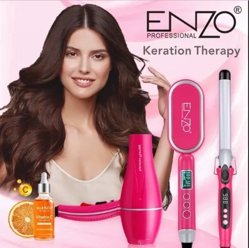 Pack Sèche-Cheveux Professionnel 3en1 Enzo  طقم مجفف شعر