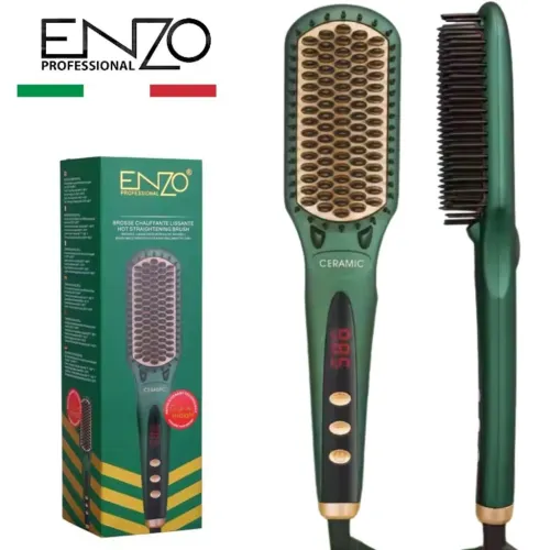 Brosse Lissante ENZO Haute Performance et Technologie Avancée فرشاة الشعر