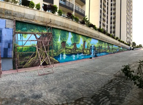 Dessin mural et peinture رسم الجداريات 