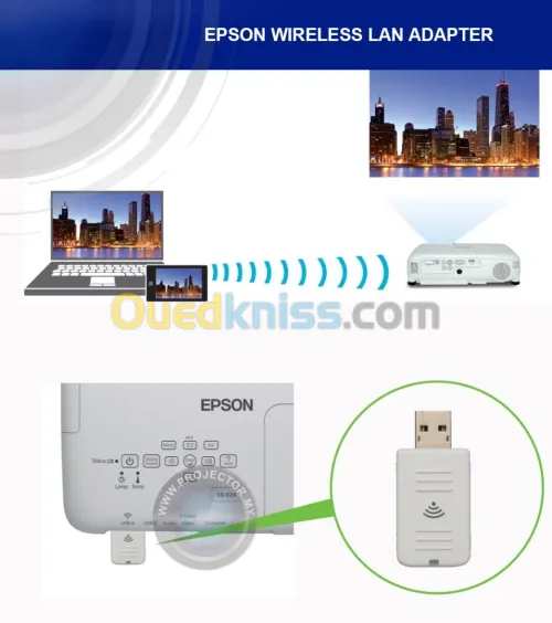 DATASHOW EPSON COW01 + MODULE WIFI