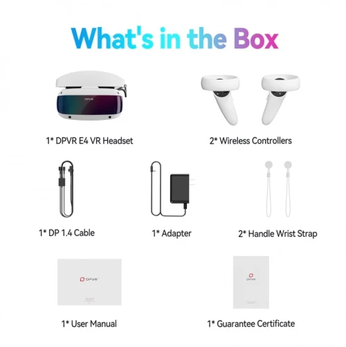 VR / VR نظارات الواقع الافتراضي DPVR E4 casque VR Pour Pc neuf jamais utilisé 120hz 4k (Caba) لافار