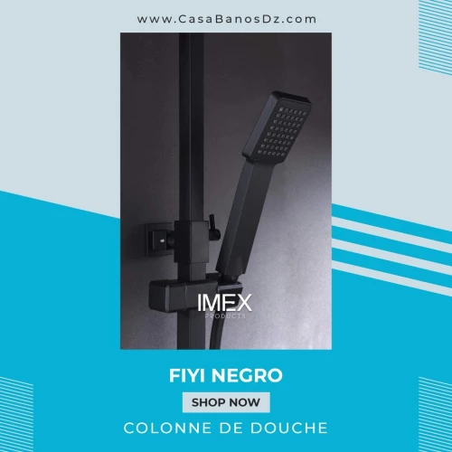 Colonne De Douche FIYI Noir IMEX
