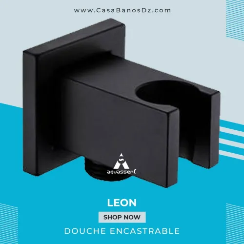 Douche Encastrable LEON Noir AQUASSENT