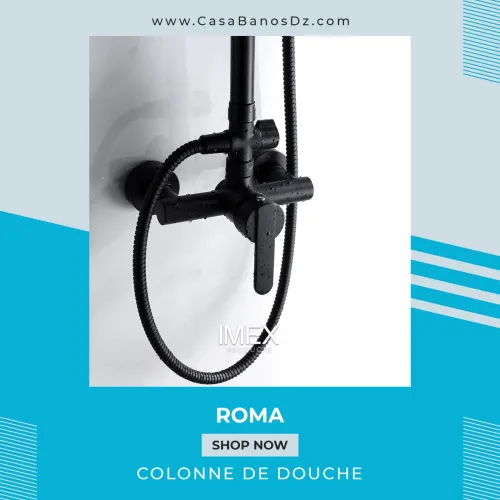 Colonne de Douche Noir ROMA IMEX