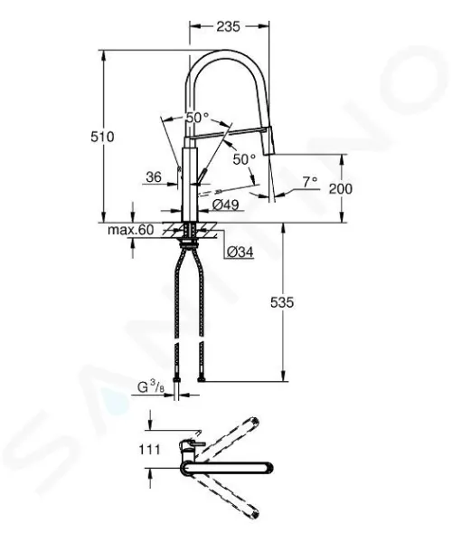 Mitigeur Evier CONCETTO GROHE