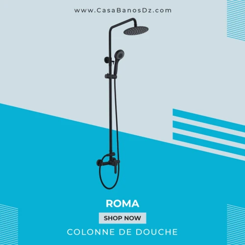 Colonne de Douche Noir ROMA IMEX