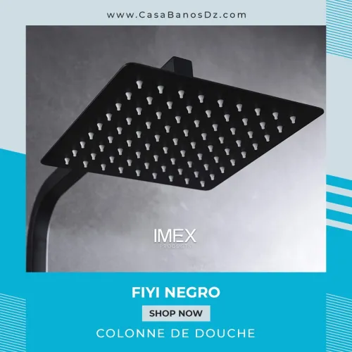 Colonne De Douche FIYI Noir IMEX