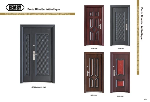 Porte  blindee metallique Model luxe