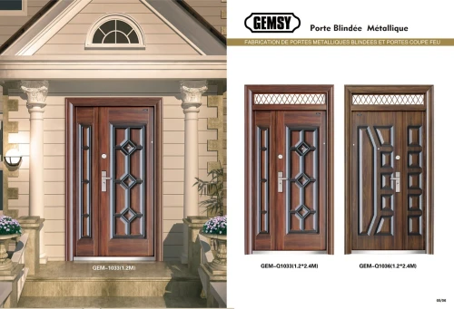 Porte  blindee metallique Model luxe