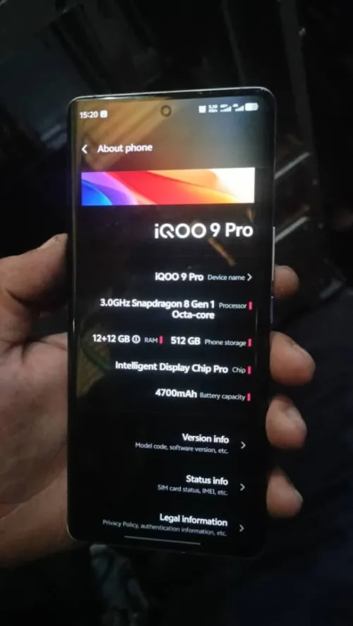 vivo iqoo 9pro