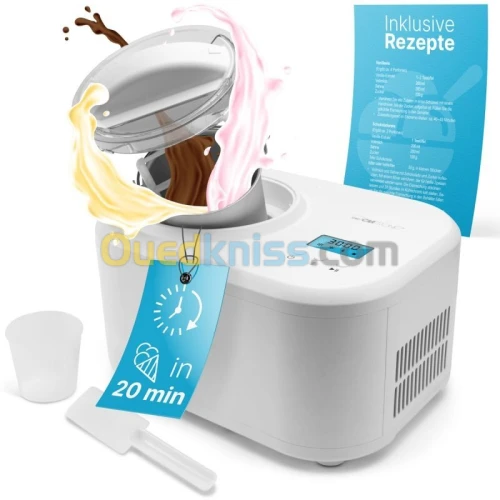 Turbine ICE crème et yaourtier clatronic