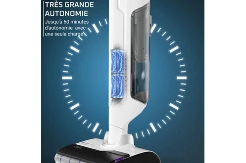 Aspirateur laveur Rowenta sans fil X-Clean 10 GZ7035WO Blanc