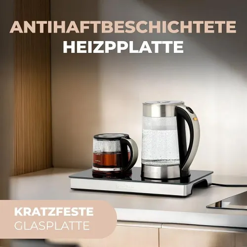Proficook station a thé et café/bouilloire 1.7l 