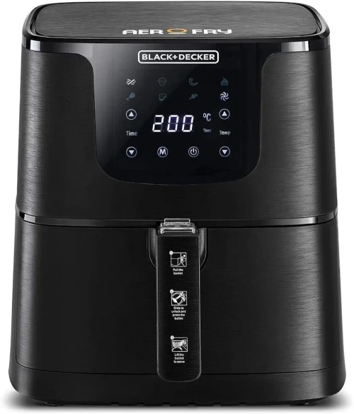 Black & Decker AF700-B5 Digital Air Fryer, 5.8 Liters, 1700 Wat