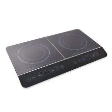 VALBERG By Electro Depot - VAL-IND2F - Plaque de cuisson à induction pose libre - 2 zones de cuisson de 20cm - 1500W + 2000W