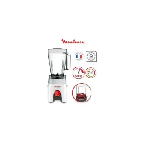 Blender Moulinex 550W Avec Moulin à Café et Epices MOULINEX LM241B25