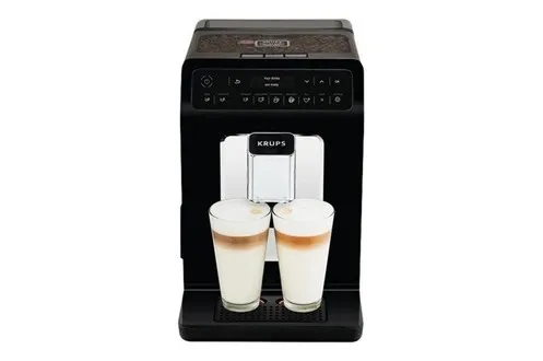 Cafetière broyeur à café et capoccino