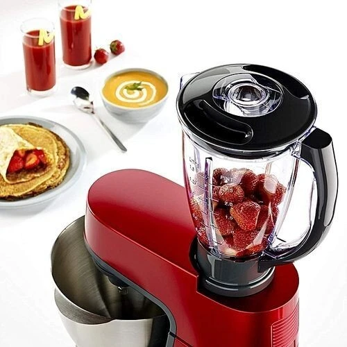 Moulinex Robot Masterchef Gourmet+Blender- Qa518G10 - 4 En 1 - 4.6L - Rouge