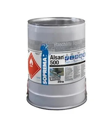 Résine d'étanchéité liquide polyuréthanne ALSAN 500 de SOPREMA 
