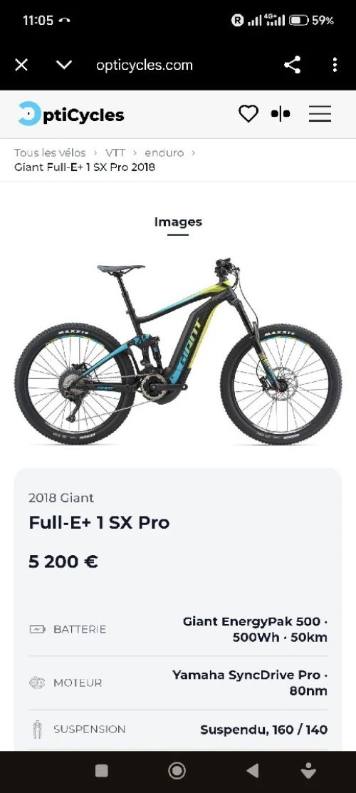 Lot vélos électriques et course carbone FRANCE