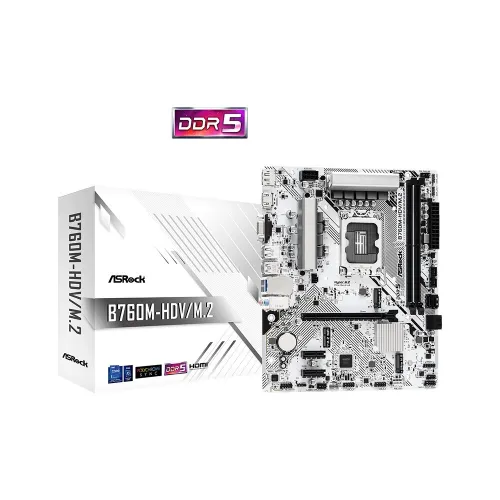 Asrock B760M-HDV-M.2 ATX intel LGA1700 DDR5