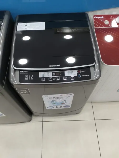 Machine a laver maxwell 10.5kg  20kg gris la top