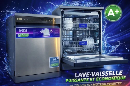 Lave vaisselle IRIS 14 couverts inox sechant