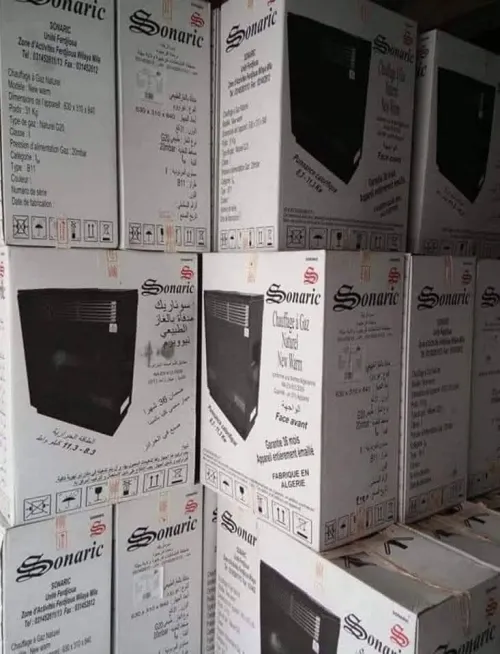 Chauffage a gaz sonaric 10kw 12kw avec détecteur de CO 
