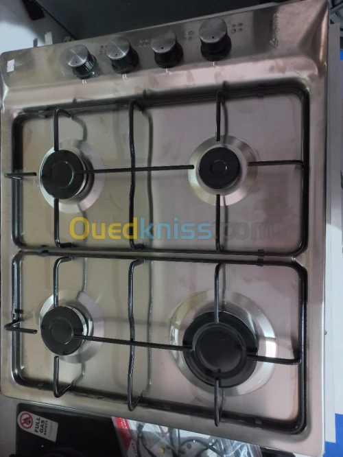 Plaque de cuisson 4 feux inox 