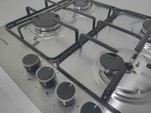 Plaque de cuisson luxell  4 feux inox noir / 5 feux inox 
