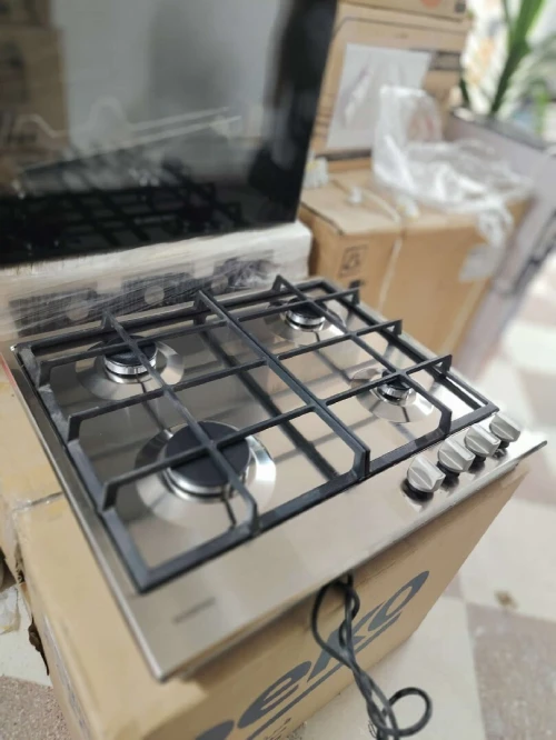 Plaque de cuisson 4 feux inox #rosiere