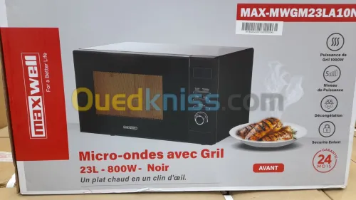 Promotion four micro-ondes maxwell 23 litres noir 