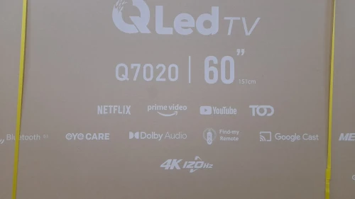 Promotion téléviseur iris 60 pouces Google tv QLed