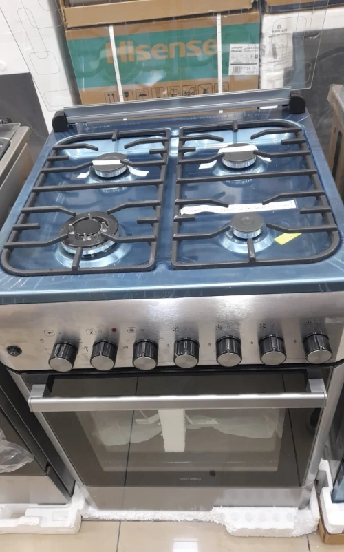 Promotion cuisinière maxwell 4 feux inox ventilé catalyseur