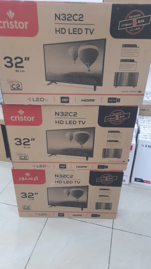 Promotion téléviseur cristor 32 pouces HD LED TV