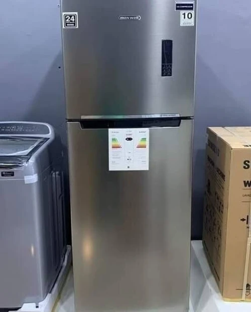Promotion réfrigérateur maxwell 470 litres inox 