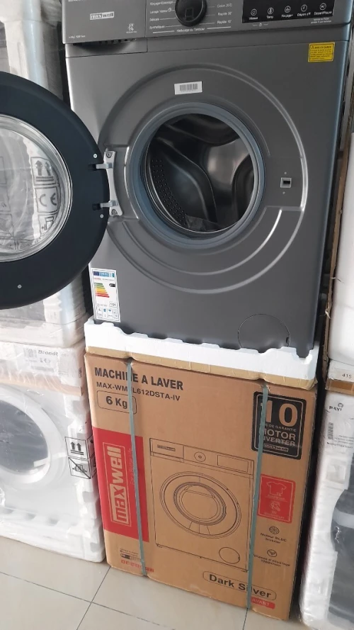 Promotion machine a laver maxwell 6kg grise 