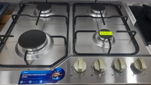 Plaque de cuisson midea inox 4 feux 