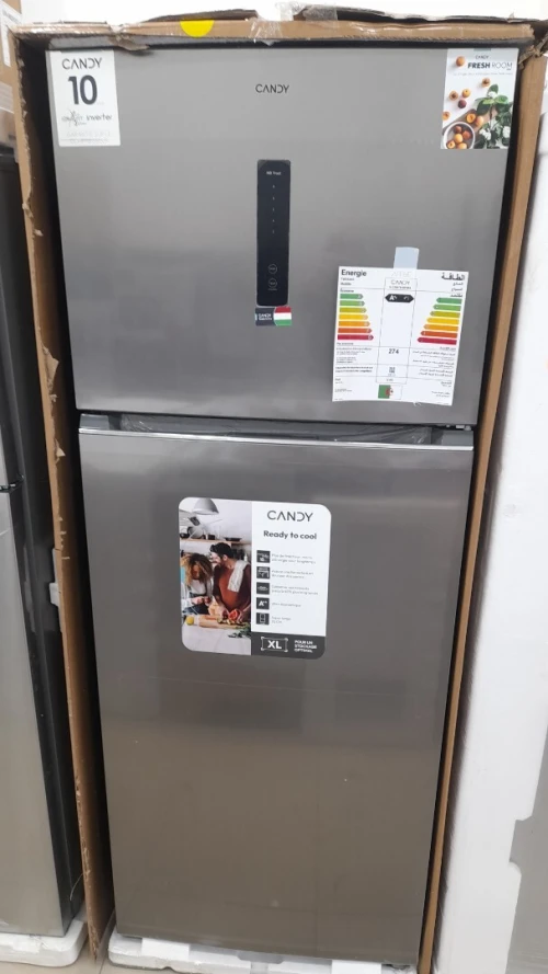 Promotion réfrigérateur candy 600l inox no frost