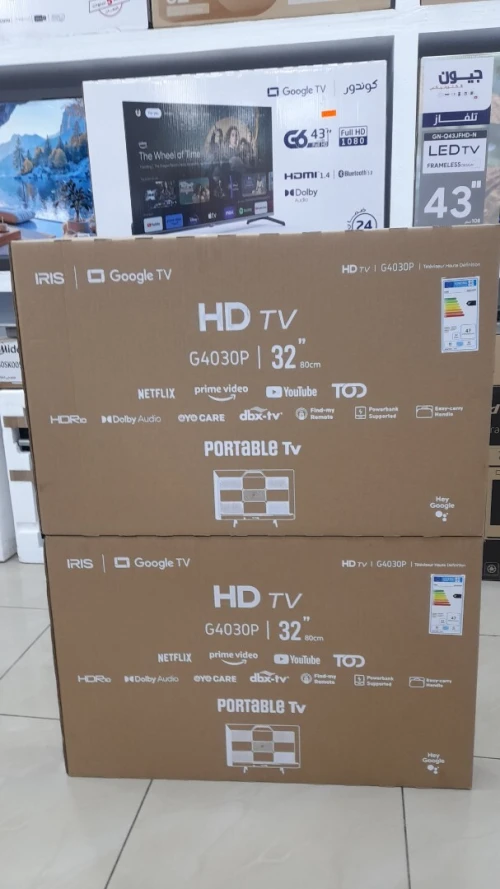 Promotion téléviseur iris 32 pouces portable google tv