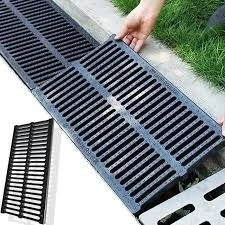 GRILLE A VALOIRE EN FONTE EN ACIER / GRILLE DE CANIVEAU EN FONT