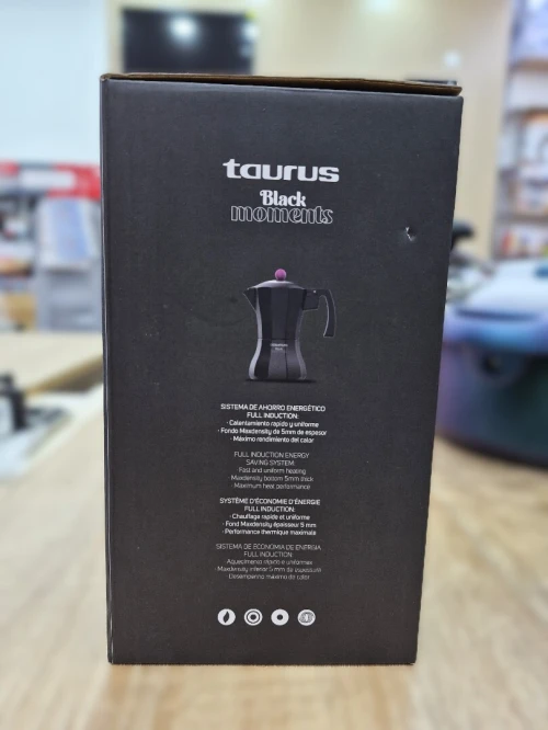 Taurus Black Moments Cafetière a espresso Moka 6 Tasses