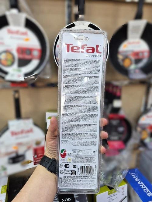 TEFAL Comfort Couteau SANTOKU 12 cm en inox
