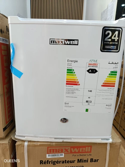 MAXWELL Mini réfrigérateur avec clé de verrouillage 40L