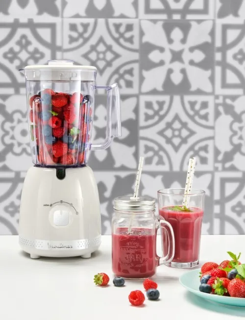 MOULINEX Soleil Blender Mixeur 1.75L 500w Ivoire 6 lames